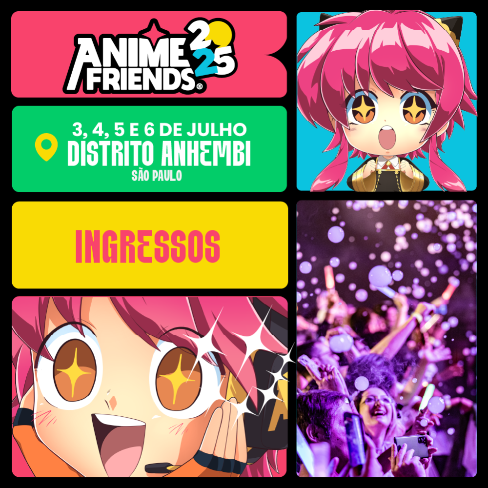 Público e palco principal do Anime Friends